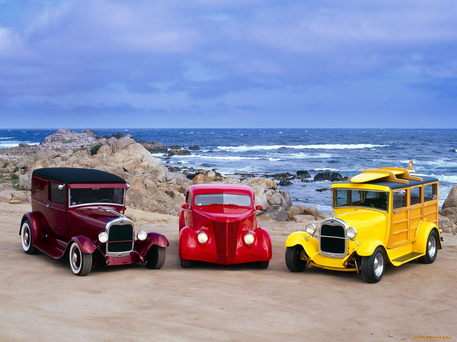 ford, woodoo, 1929, and, sedan, delivery, , hotrod, dragster